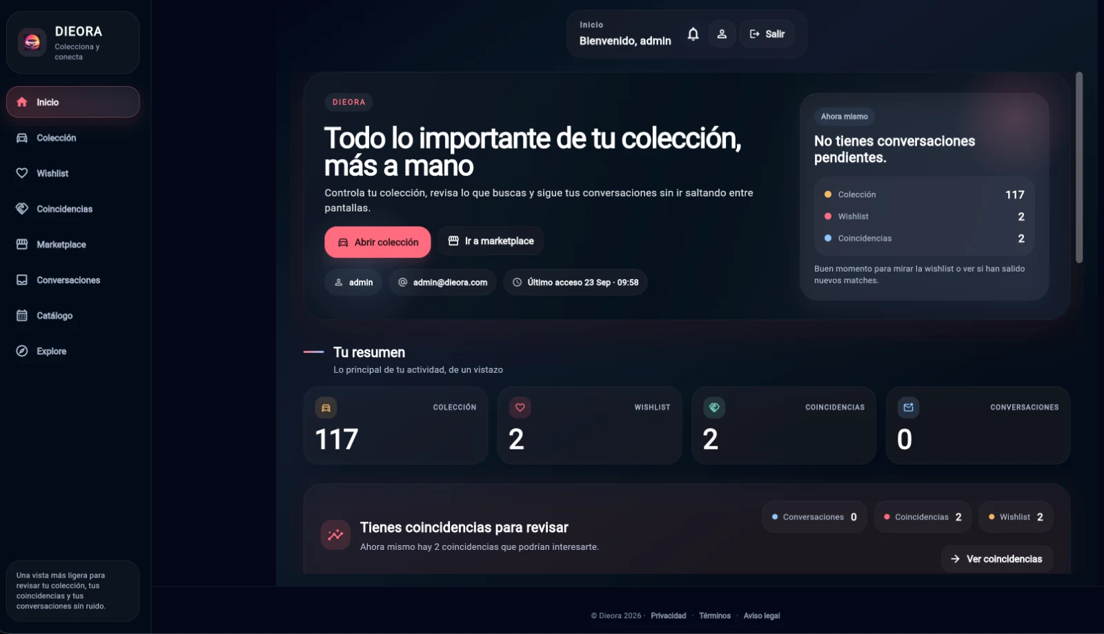 Portada de DIEORA